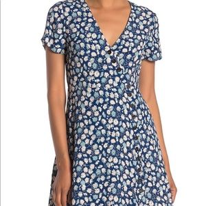 Madewell wrap button up floral dress.